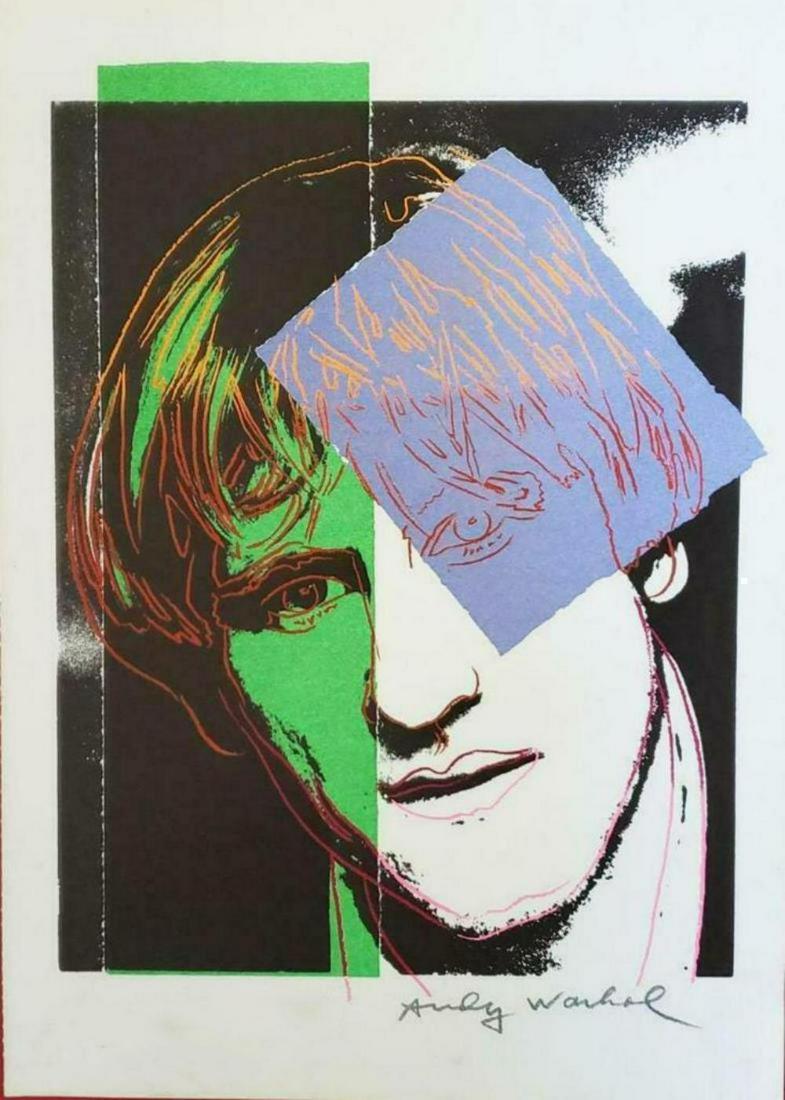 Andy Warhol - Gerard Depardieu, Vogue Lithograph (1 of 2)