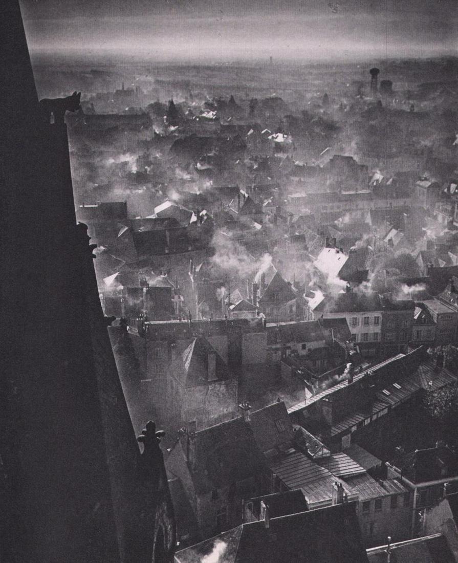 Brassai, Charles in Winter, 1946: Photographer: Brassai (pseudonym of Gyula Halsz, 1899 - 1984) - historically important Hungarian photographer, sculptor and filmmaker who rose to fame in France. Title: Charles in Winter Date Of Negat