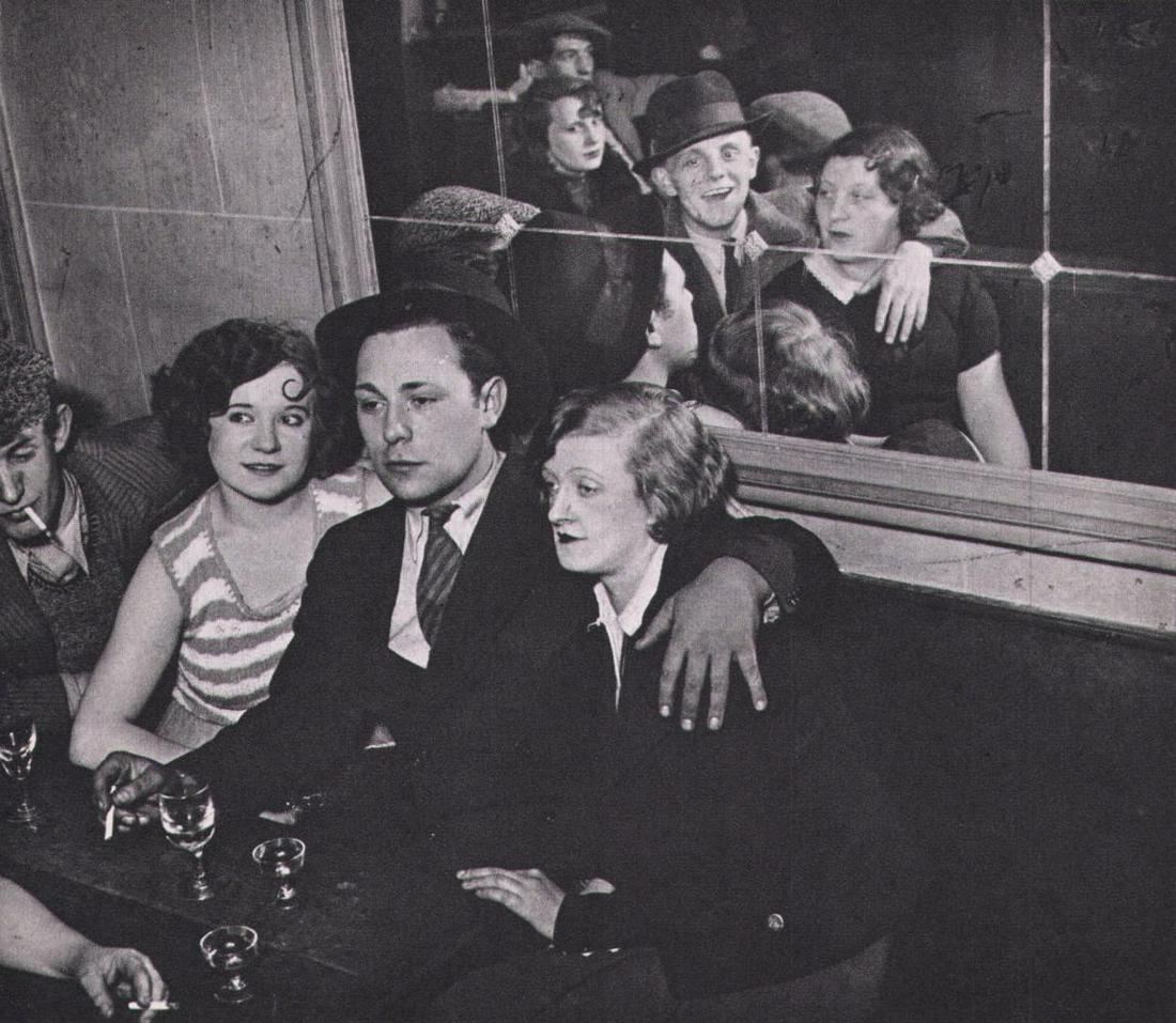 Brassai, Group in a Dance Hall, 1932: Photographer: Brassai (pseudonym of Gyula Halsz, 1899 - 1984) - historically important Hungarian photographer, sculptor and filmmaker who rose to fame in France. Title: Group in a Dance Hall Date Of N