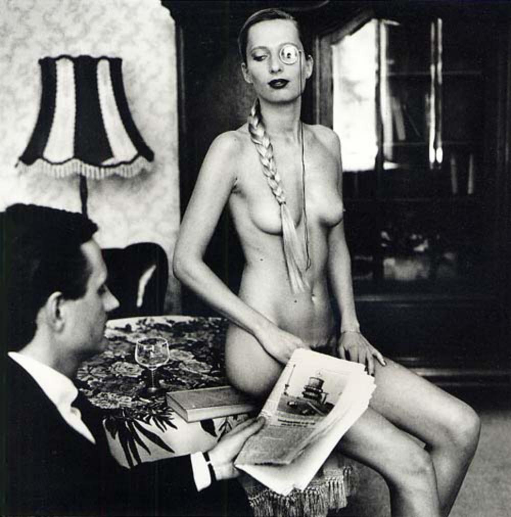 Helmut Newton - Sabine and Eberhard, Berlin, 1987: Photographer: Helmut Newton (Germany, 1920 - 2004) - best known for his erotically charged highly stylized images, Helmut Newton was one of the most influential fashion photographers of all time. Titl