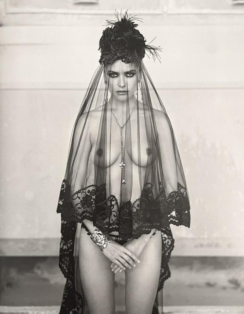 Marc Lagrange, The Veil Of Secrecy, 2000's, Large Format: Photographer: Marc Lagrange was a Belgian photographer known for his nude portraits of female figures. Lagrange created dream-like and fantastical narrative pictures populated by beautiful nudes that