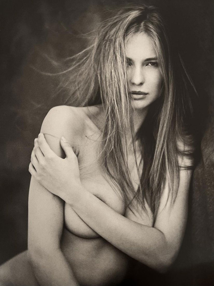 Marc Lagrange, Diaphanous, 2000's: Photographer: Marc Lagrange was a Belgian photographer known for his nude portraits of female figures. Lagrange created dream-like and fantastical narrative pictures populated by beautiful nudes that