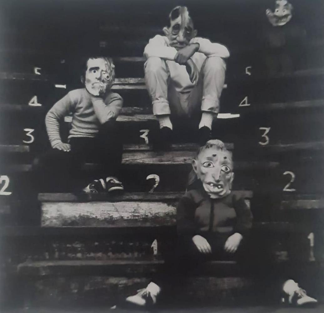 RALPH EUGENE MEATYARD - Untitled #3, 1962: Photographer: Ralph Eugene Meatyard (May 15, 1925 - May 7, 1972) was an American photographer from Normal, Illinois, U.S. Meatyard purchased his first camera in 1950 to photograph his newborn first ch