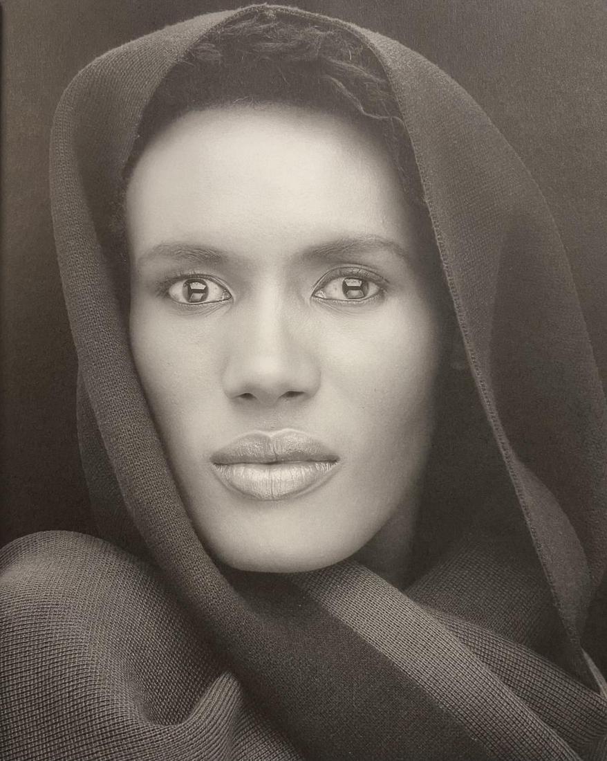 Robert Mapplethorpe, Grace Jones, 1988: Photographer: Robert Michael Mapplethorpe (1946-1989) was an American photographer, best known for his black-and-white photographs. His work featured an array of subjects, including celebrity portrait