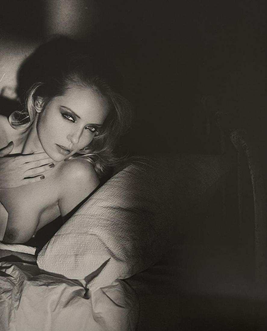 Marc Lagrange, Chiaroscuro, 2000's: Photographer: Marc Lagrange was a Belgian photographer known for his nude portraits of female figures. Lagrange created dream-like and fantastical narrative pictures populated by beautiful nudes that