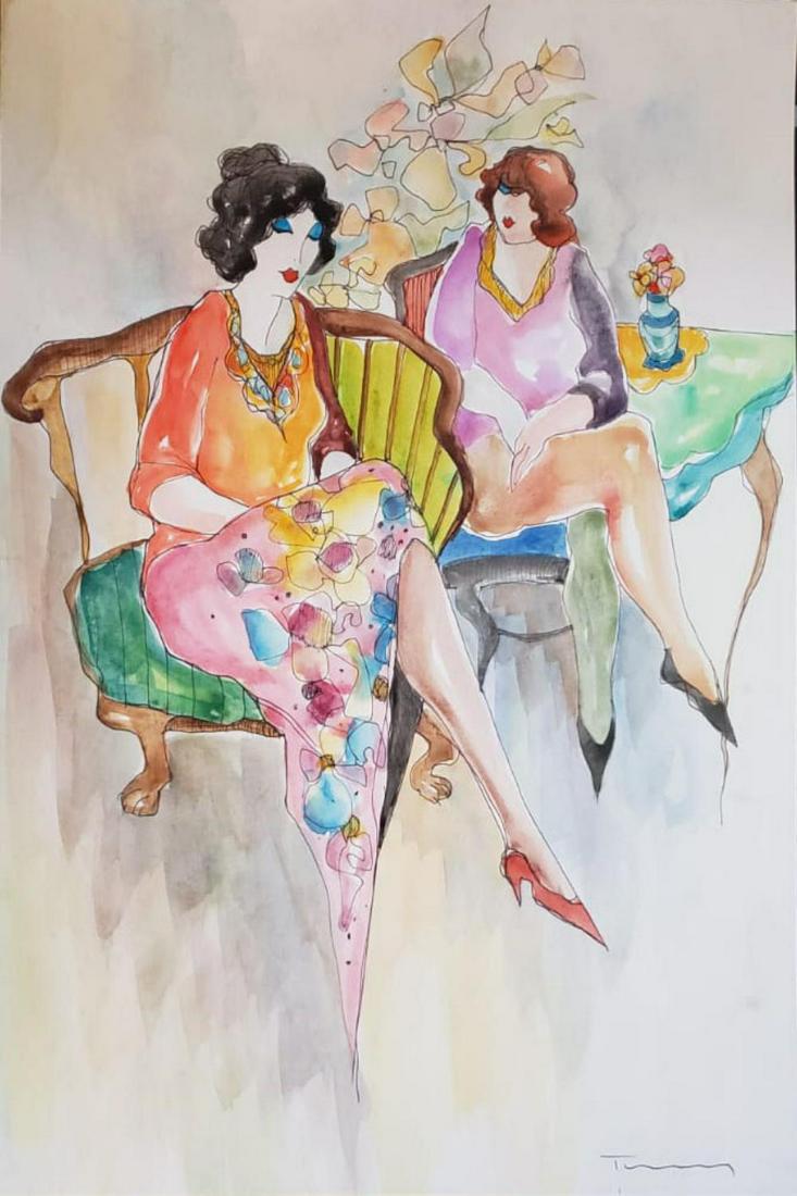 TARKAY, ITZCHAK, ORIGINAL WATERCOLOR ON PAPER (1 of 1)