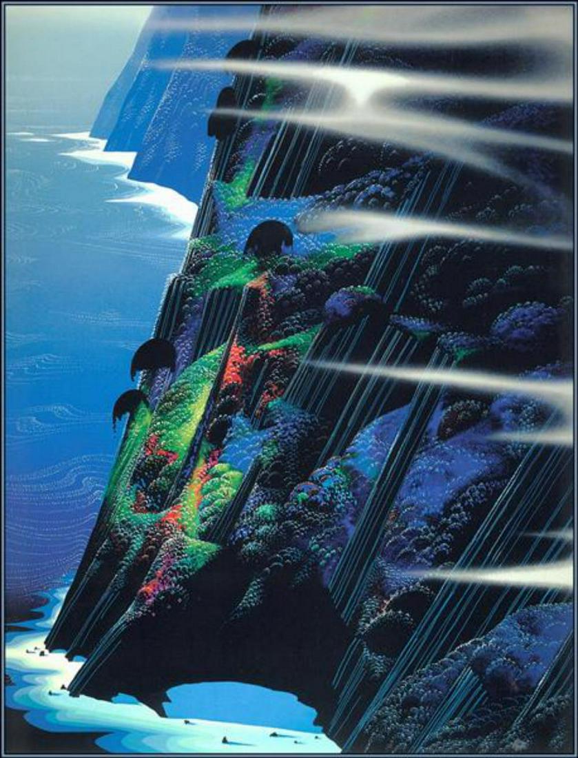 EYVIND EARLE, "Where Dreams are Born - 1996" serigraph Signed & numbered (1 of 4)