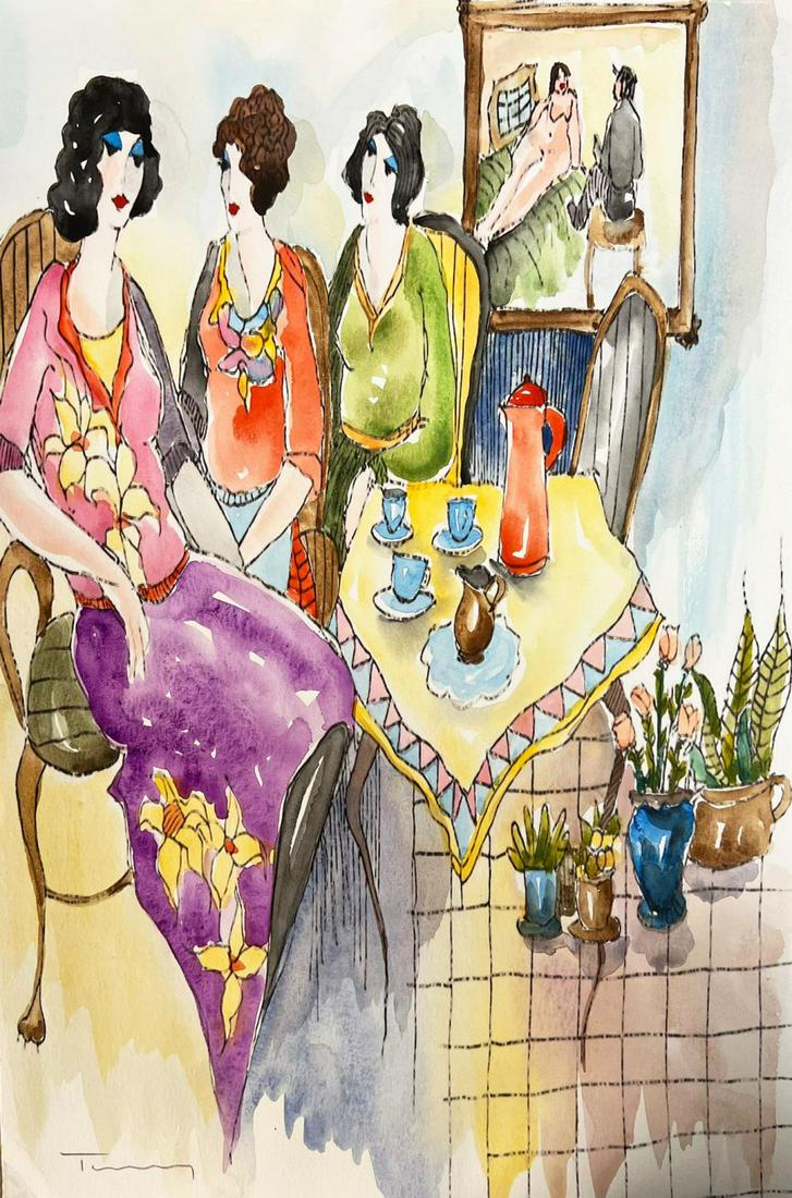 TARKAY, ITZCHAK, ORIGINAL WATERCOLOR ON PAPER (1 of 1)