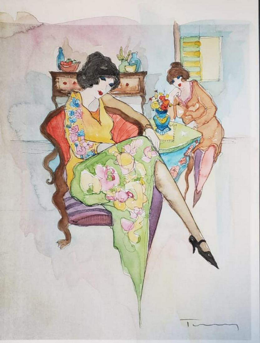 TARKAY, ITZCHAK, ORIGINAL WATERCOLOR ON PAPER (1 of 1)