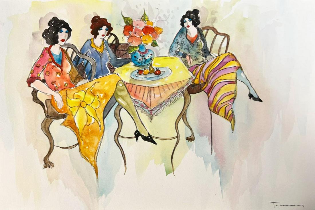 TARKAY, ITZCHAK, ORIGINAL WATERCOLOR ON PAPER (1 of 1)