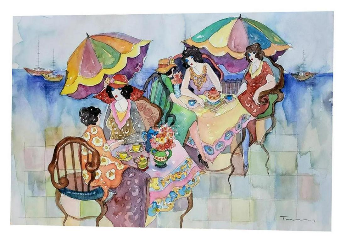 TARKAY, ITZCHAK, ORIGINAL WATERCOLOR ON PAPER (1 of 1)