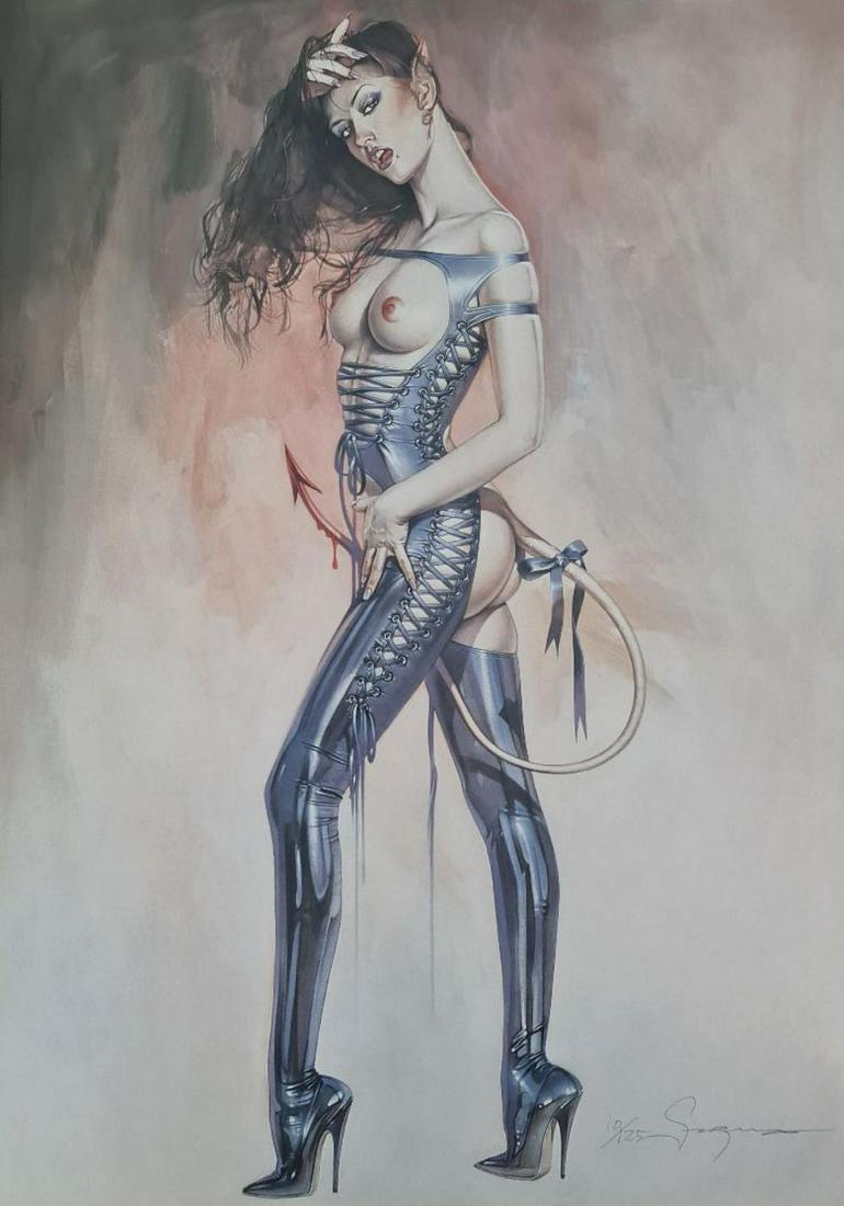 Hajime Sorayama, Print-82, Signed & Numbered Lithograph (1 of 2)