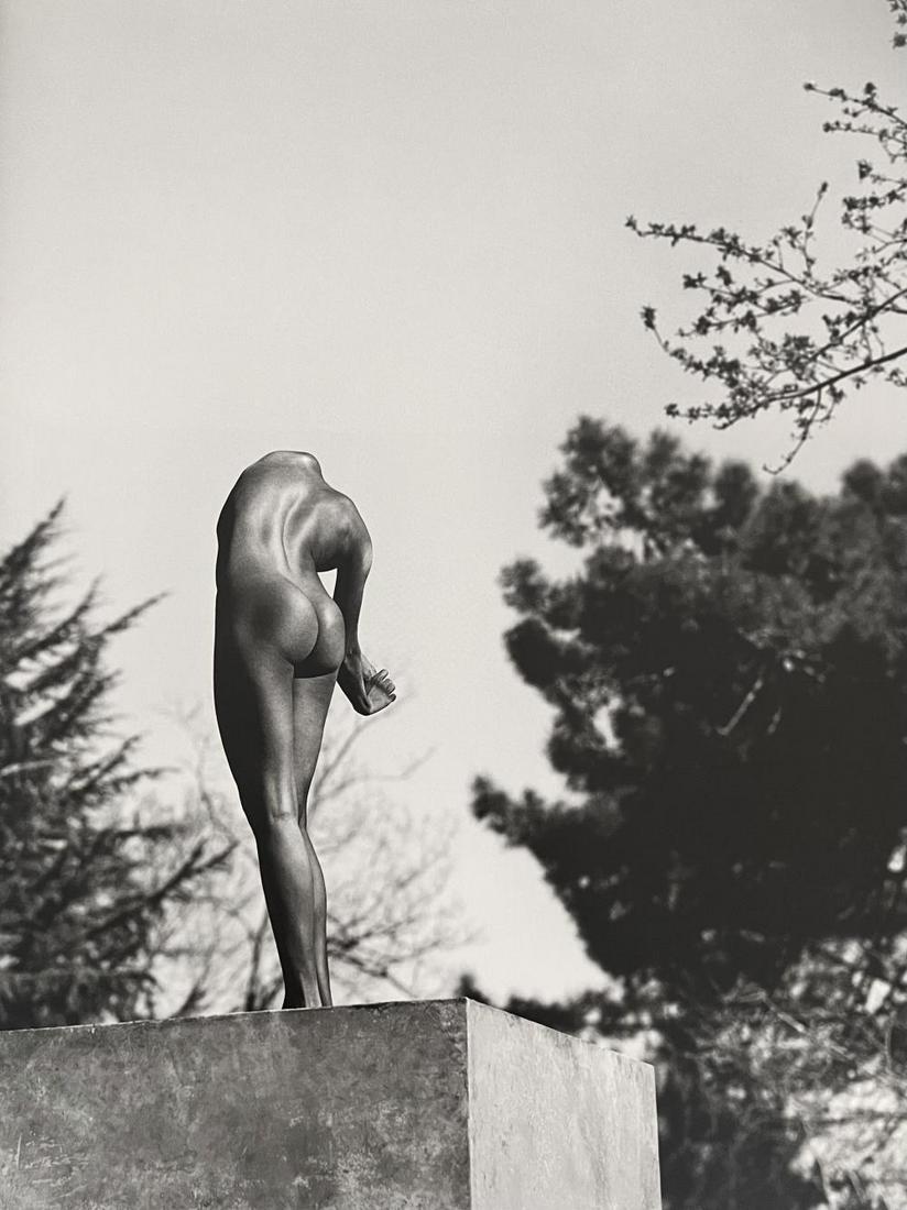 Marc Lagrange, Tribhanga, 2000's - Large Format: Photographer: Marc Lagrange was a Belgian photographer known for his nude portraits of female figures. Lagrange created dream-like and fantastical narrative pictures populated by beautiful nudes that