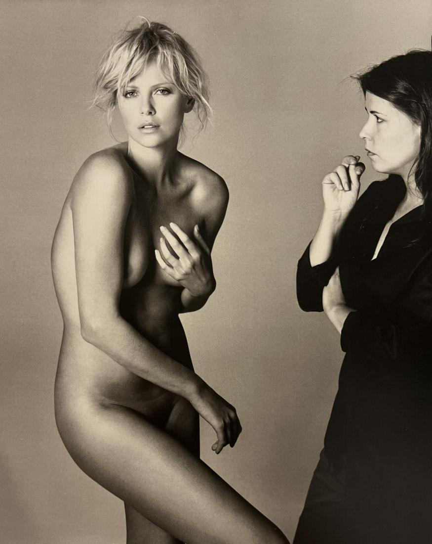 Richard Avedon, Charlie Theron And Patty Jenkins, New York, 2004: Photographer: Richard Avedon (American, 1923 - 2004) - internationally renowned portrait and fashion photographer, one of the most important and influential photographers during the last half of the t