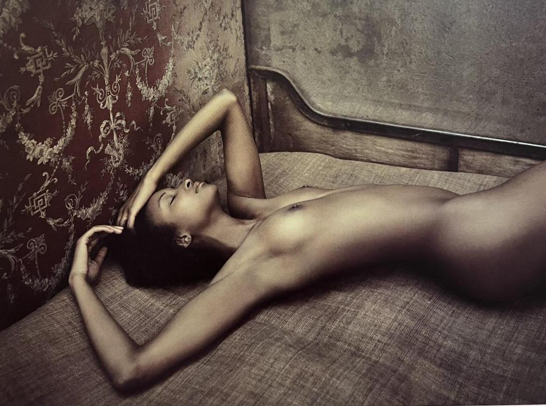 Marc Lagrange, Catnap, 2000's: Photographer: Marc Lagrange was a Belgian photographer known for his nude portraits of female figures. Lagrange created dream-like and fantastical narrative pictures populated by beautiful nudes that