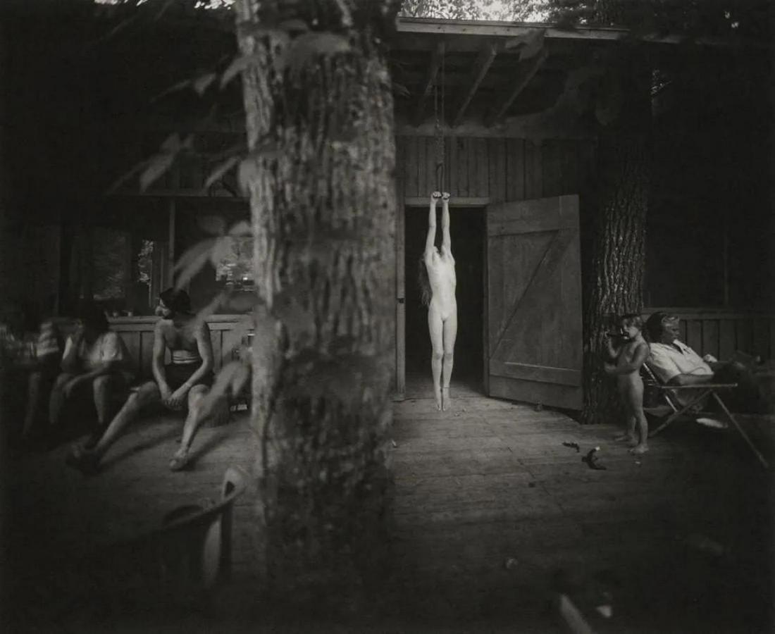 Sally Mann, Hayhook, 1989: Photographer: Sally Mann is an American photographer, widely known for her large-format, black-and-white photographs - at first of her young children, then later of landscapes suggesting decay and dea