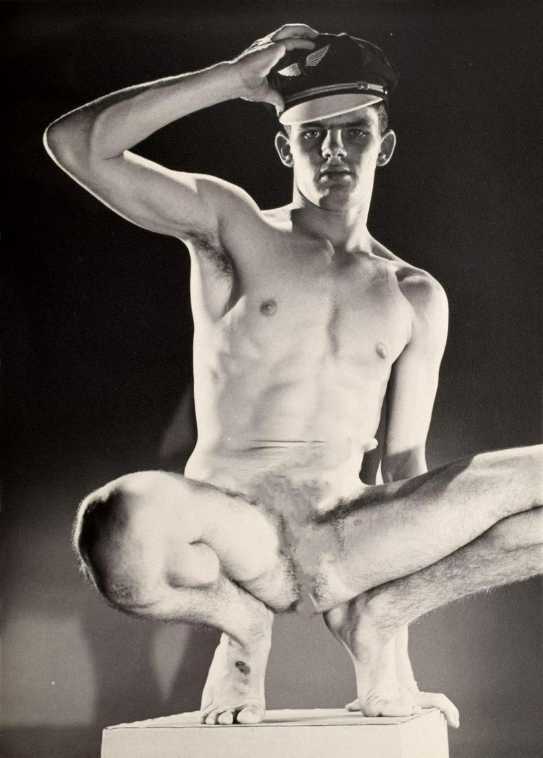 Bruce Bellas, Nude Male, Physique, 1950s: Photographer: Bruce Bellas aka "Bruce Of L.A." or "Bruce Of Los Angeles" (American, 1909 - 1974) - internationally renowned American photographer of the male physique. Bellas was best known for his ma