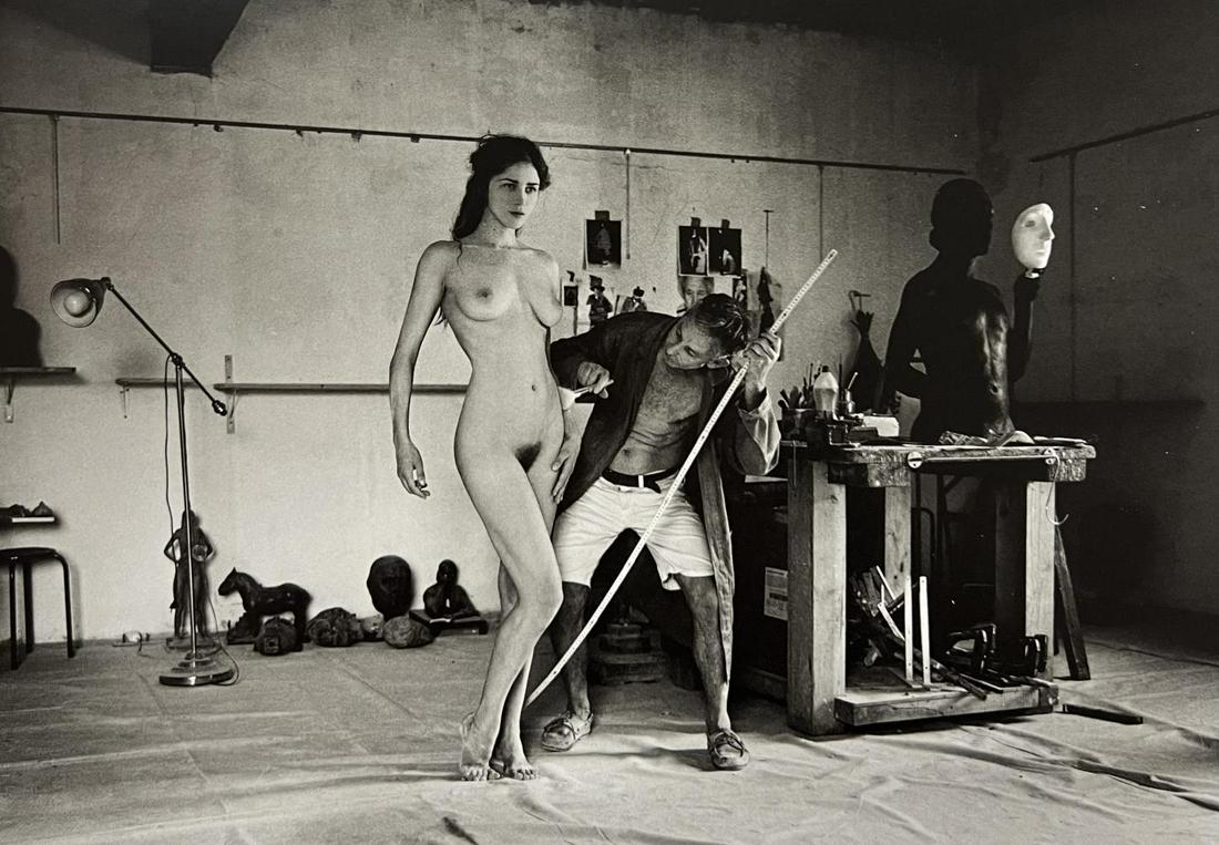 Marc Lagrange, Martin's Meditation, 2000's: Photographer: Marc Lagrange was a Belgian photographer known for his nude portraits of female figures. Lagrange created dream-like and fantastical narrative pictures populated by beautiful nudes that