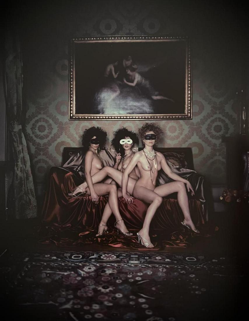 Marc Lagrange - Chateau Lagrange , 2005: Photographer: Marc Lagrange was a Belgian photographer known for his nude portraits of female figures. Lagrange created dream-like and fantastical narrative pictures populated by beautiful nudes that