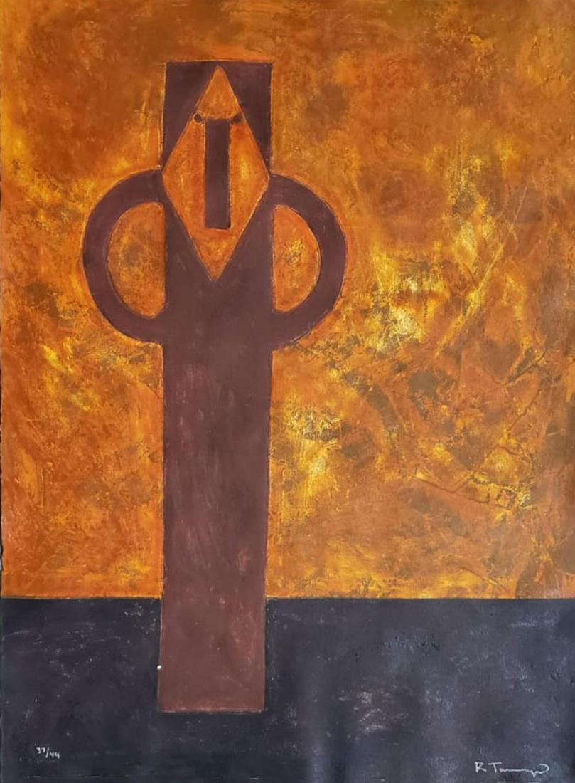 RUFINO TAMAYO, FIGURA HIERATICA, 1979 AQUATINT & ETCHING (1 of 4)