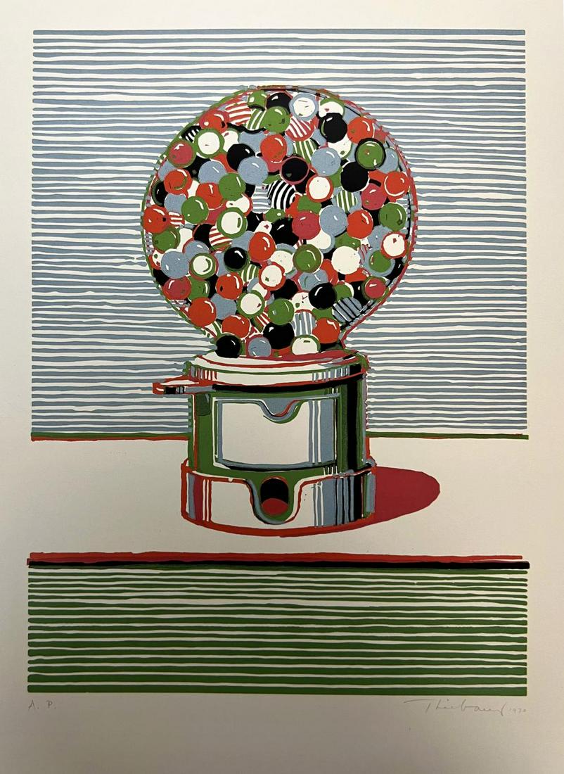 Wayne Thiebaud, Green Gum Ball Machine, 1970 (1 of 1)