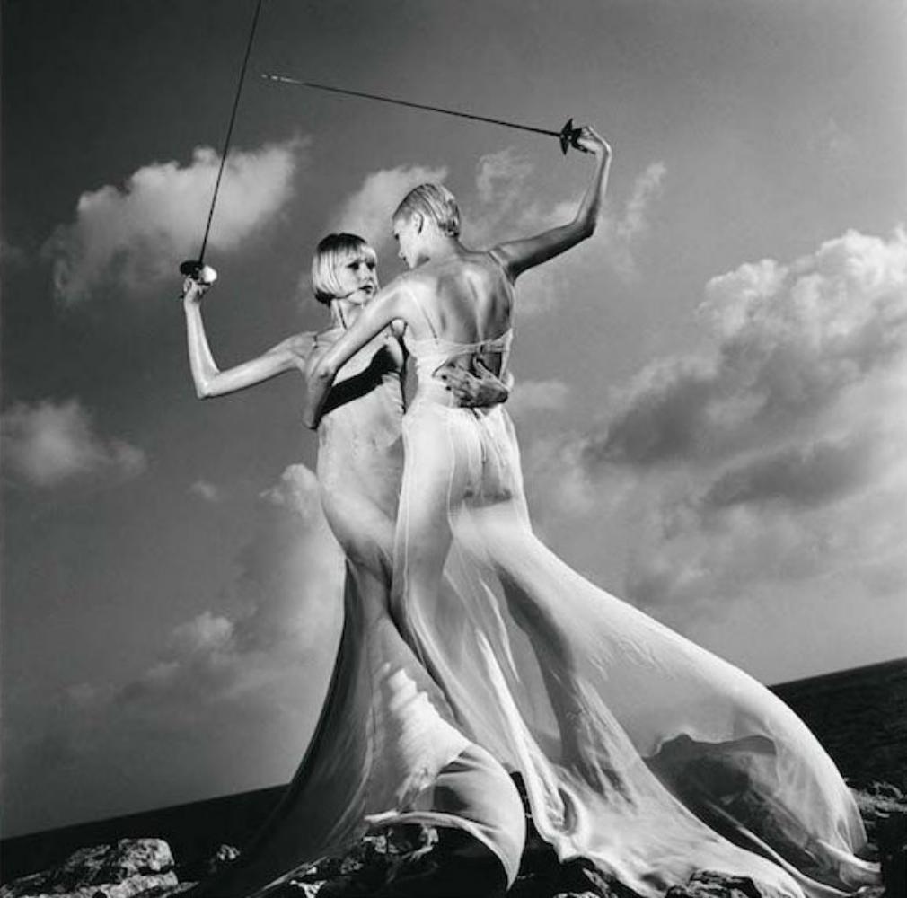 Helmut Newton - American vogue, Monaco, 1996: Photographer: Helmut Newton (Germany, 1920 - 2004) - best known for his erotically charged highly stylized images, Helmut Newton was one of the most influential fashion photographers of all time. Titl