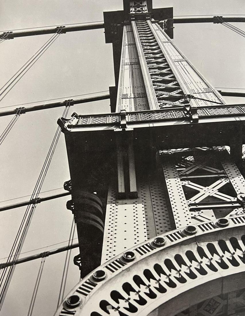 Berenice Abbot, Manattan Bridge, Looking Up, 1930s (1 of 1)