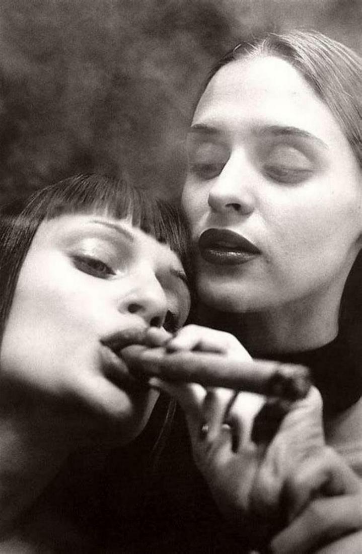 Helmut Newton, Cigar Industry, Milan, 1997 (1 of 1)