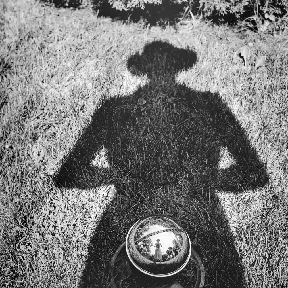 Vivian Maier, Self-portrait: Photographer: Vivian Dorothy Maier, (1926-2009) was an American street photographer whose work was discovered and recognized after her death. She worked for about 40 years as a nanny, mostly on Chicag