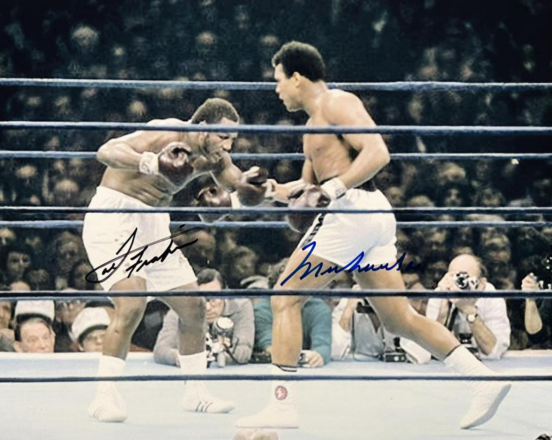 Muhammad Ali & Joe Frazier, Autographed 8x10 photo, WITH COA (1 of 1)