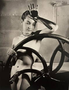 Man Ray, Erotique Voilee (Meret Oppenheim), 1933: Photographer: Man Ray (American born, 1890 - 1976) - Considered one of the most influential artists of the 20th century Man Ray lived most of his life in Paris, France. Best described as a modernist,