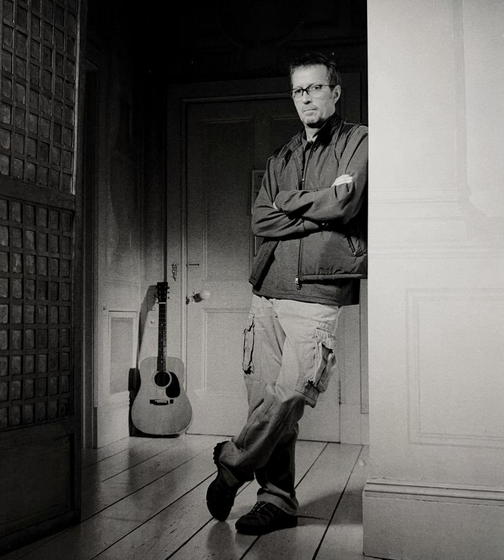 Terry O'neill, Eric Clapton In His Home In Surrey: Photographer: TERRY O'NEILL Subject/Title: Eric Clapton In His Home In Surrey Type Of Print: Authentic Sheet Fed Photogravure/Heliogravure. Date Of Print: 2020 Print Origin: Belgium Publisher: ACC Art