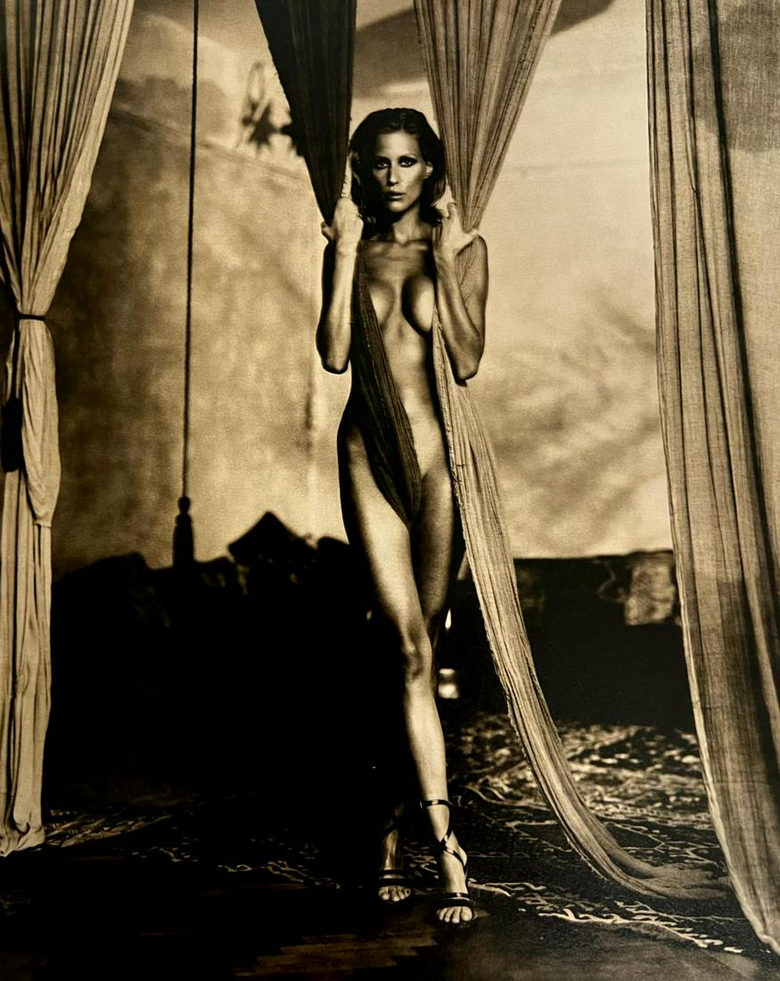Marc Lagrange, Eva After, 2000: Photographer: Marc Lagrange was a Belgian photographer known for his nude portraits of female figures. Lagrange created dream-like and fantastical narrative pictures populated by beautiful nudes that