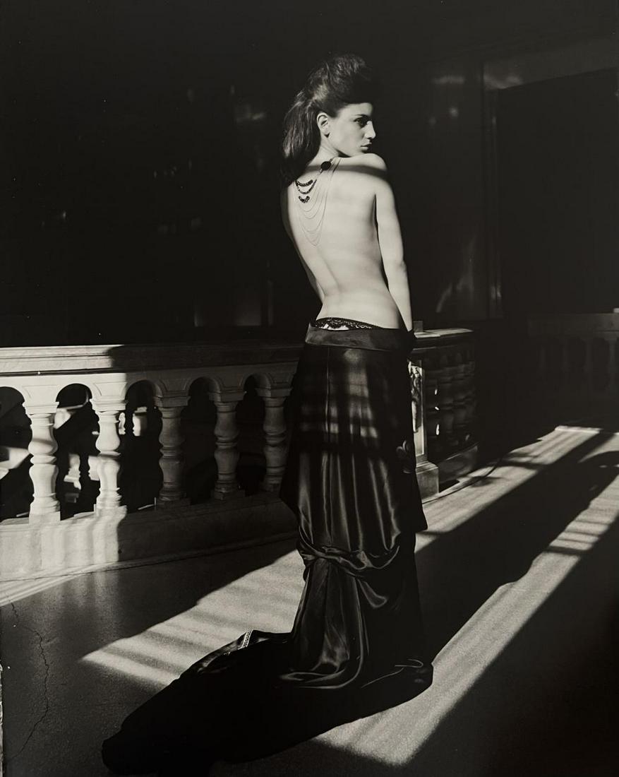 Marc Lagrange, Magic Swan, 2012: Photographer: Marc Lagrange was a Belgian photographer known for his nude portraits of female figures. Lagrange created dream-like and fantastical narrative pictures populated by beautiful nudes that