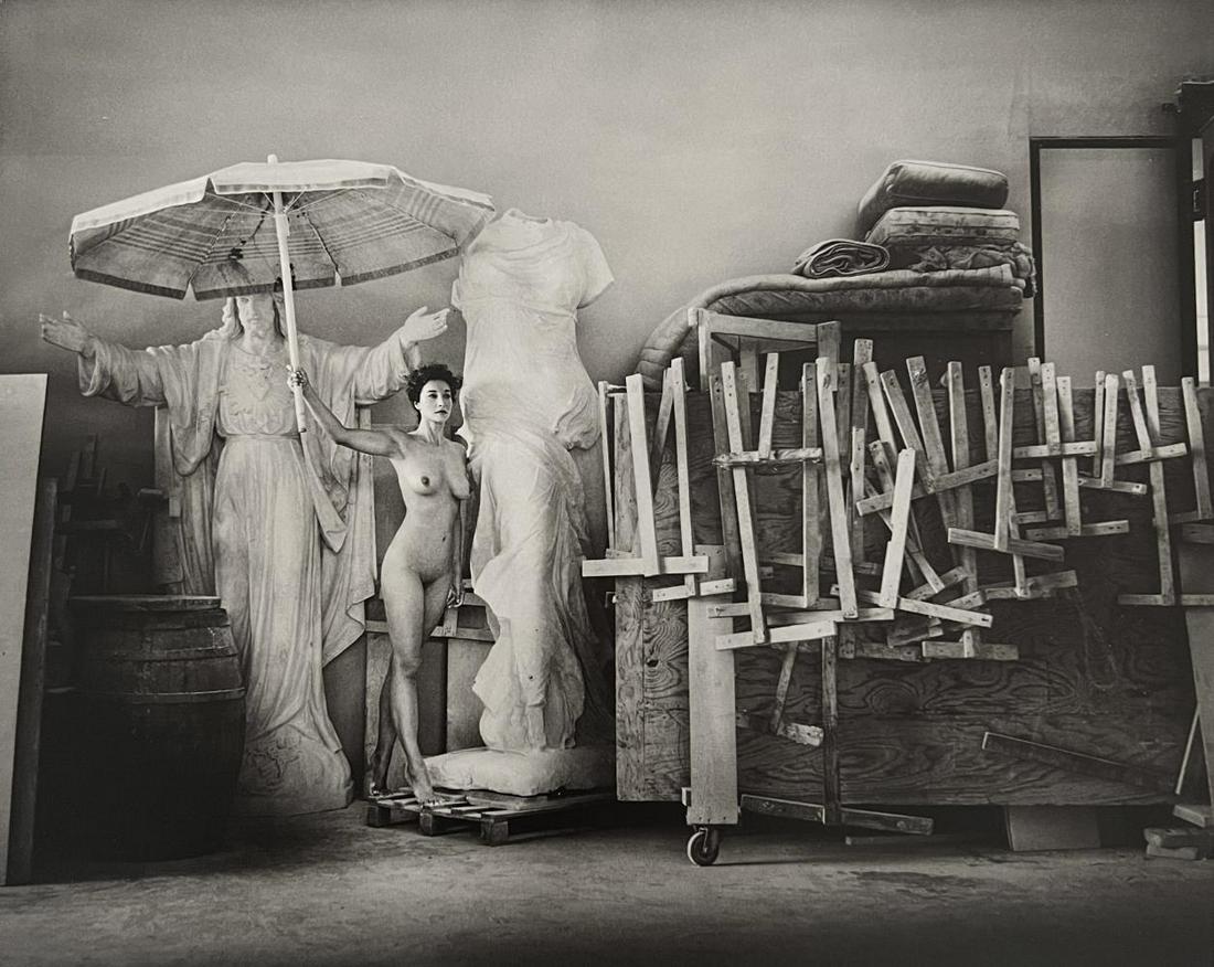Marc Lagrange, Protection, 2000's: Photographer: Marc Lagrange was a Belgian photographer known for his nude portraits of female figures. Lagrange created dream-like and fantastical narrative pictures populated by beautiful nudes that
