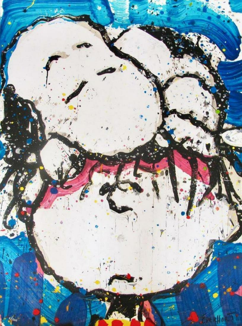 Tom Everhart, Sleepyhead, Hand Signed & Numbered Limited Edition Lithograph (1 of 1)