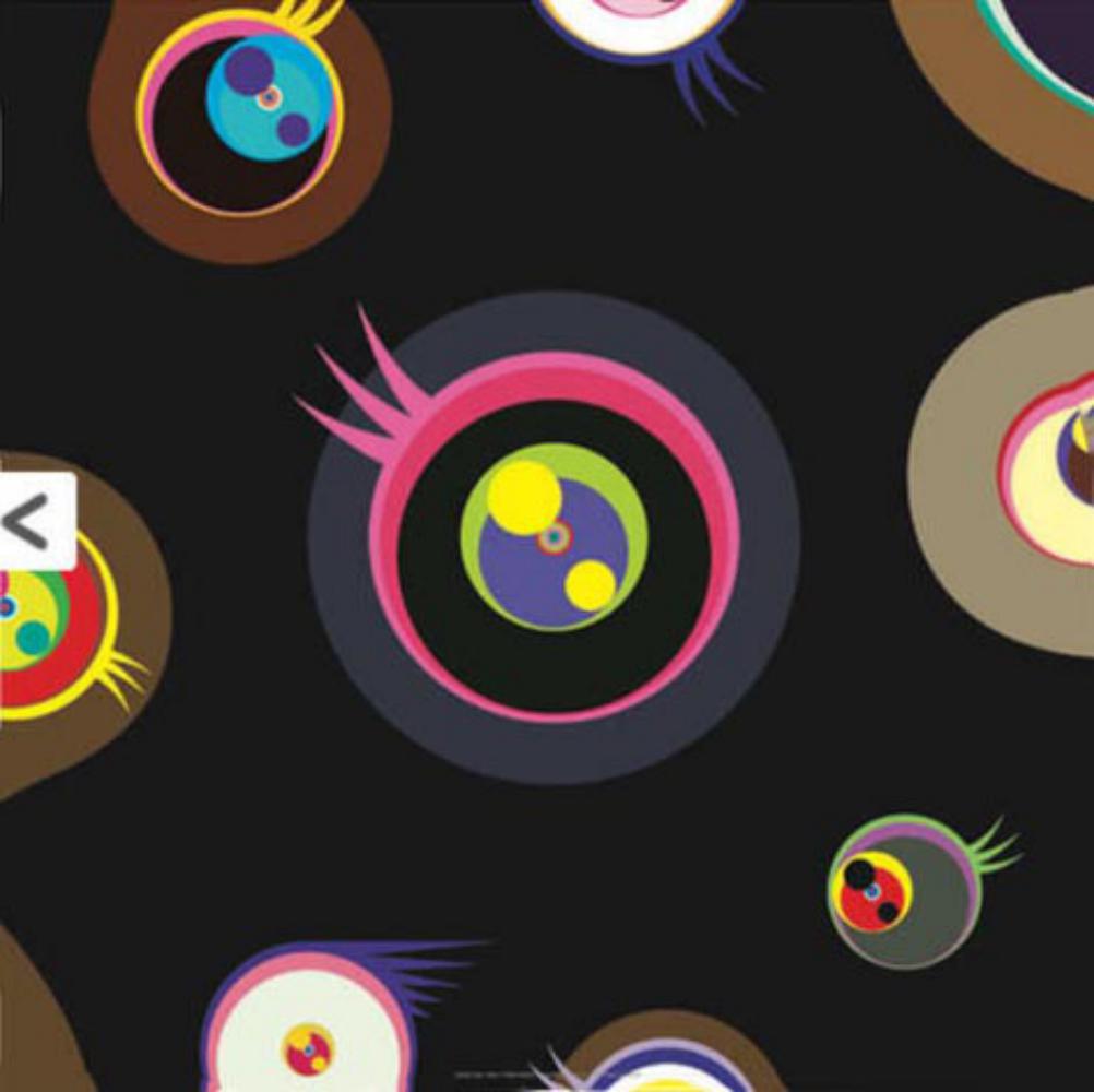 Takashi Murakami, Jellyfish Eyes Black I, Signed & numbered (1 of 1)