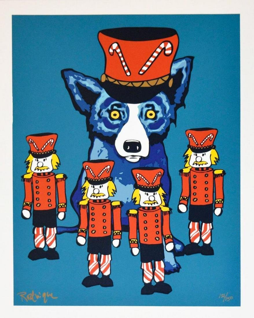 George Rodrigue. Blue Dog 'Soldier Boy' Signed & Numbered Silkscreen (1 of 1)