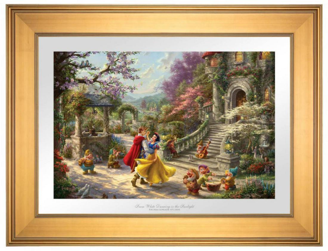 Thomas Kinkade 'Snow White Dancing in the Sunlight' signed & numbered lithograph, 2017 (1 of 1)