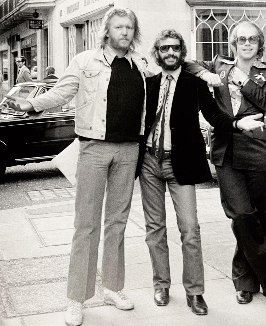 Terry O'neill, Harry Nilsson, Ringo Starr, And Elton John, London, 1975 (1 of 1)