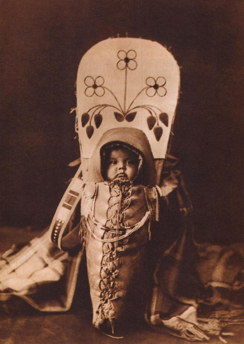 EDWARD CURTIS, 1900 Nez Perce Baby (1 of 1)