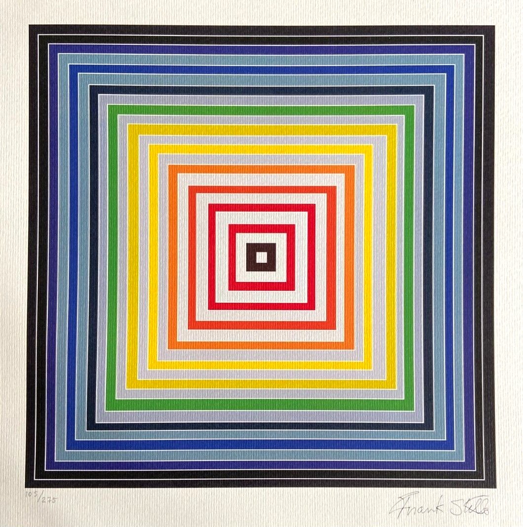 Frank Stella, 'Letter on the blind I' 2005, Limited edition lithograph (1 of 4)