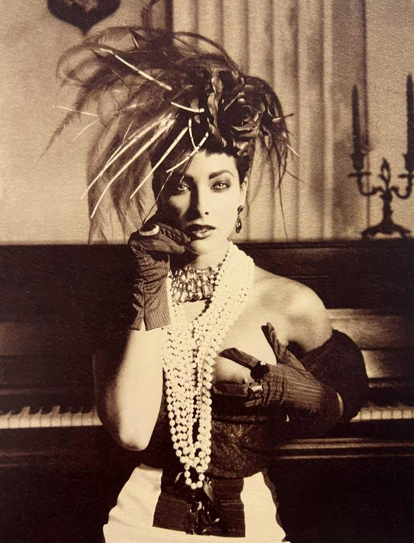 Marc Lagrange, La Cavaliere, 2010: Photographer: Marc Lagrange was a Belgian photographer known for his nude portraits of female figures. Lagrange created dream-like and fantastical narrative pictures populated by beautiful nudes that 