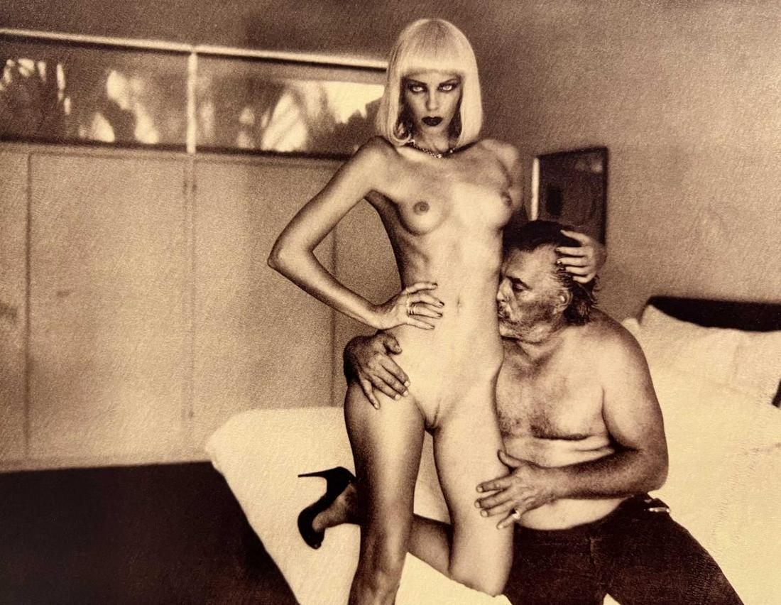 Marc Lagrange, Ready For Desset I, 2012: Photographer: Marc Lagrange was a Belgian photographer known for his nude portraits of female figures. Lagrange created dream-like and fantastical narrative pictures populated by beautiful nudes that