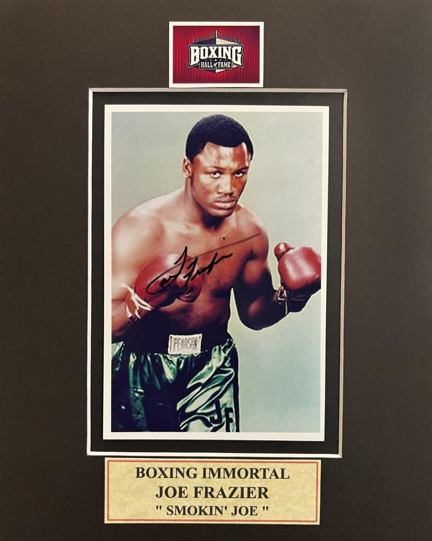 Smokin Joe Frazier, Autographed, 8x10 photo, WITH COA (1 of 1)
