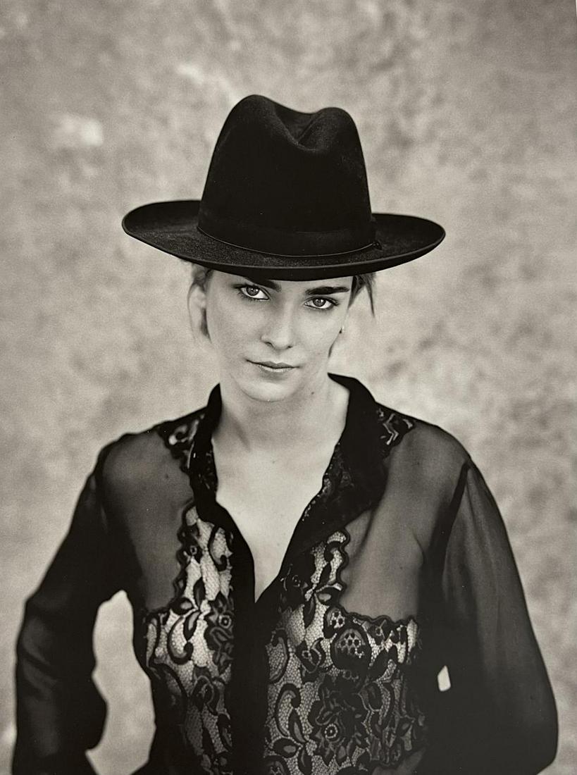 Marc Lagrange, Fedora, 2000's: Photographer: Marc Lagrange was a Belgian photographer known for his nude portraits of female figures. Lagrange created dream-like and fantastical narrative pictures populated by beautiful nudes that