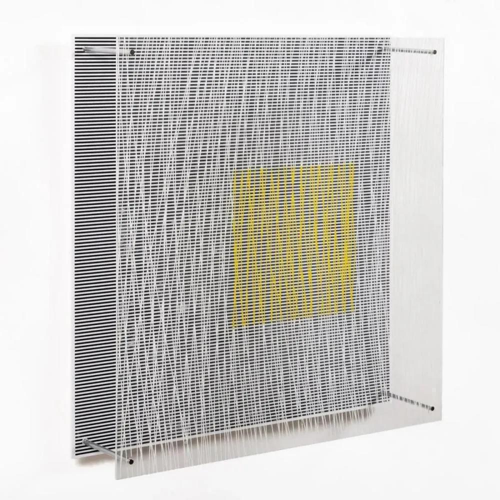 Jesus Rafael Soto, Cuadrado Y Curvas Virtuales, 1979 (1 of 3)