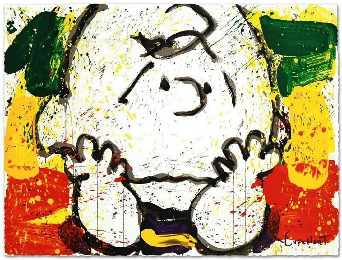 Tom Everhart, "Call Waiting" Lithograph Signed & numbered (1 of 1)