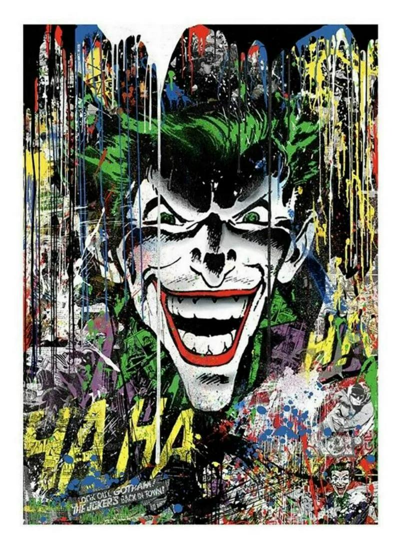 Mr. Brainwash, "The Joker - 2019" Silkscreen - Signed & numbered (1 of 5)