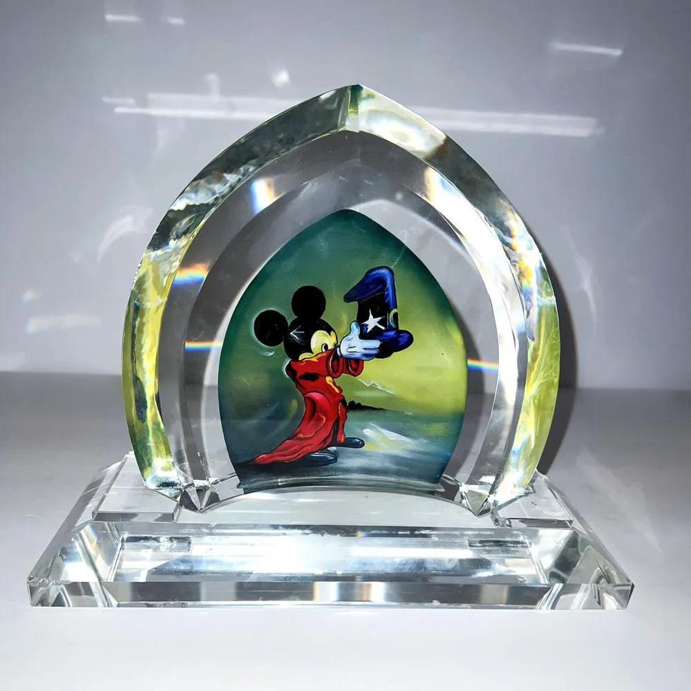 Disney Fine Art Glass, Here is your hat hand painted (1 of 4)